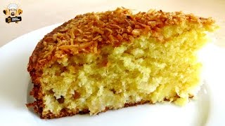 COCONUT PINEAPPLE CAKE RECIPE [upl. by Brigit]