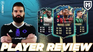 RAFAEL LEAO 97 BERARDI 96 E KESSIE 93 TOTS  FIFA 22 PLAYERS REVIEW [upl. by Kathryn]