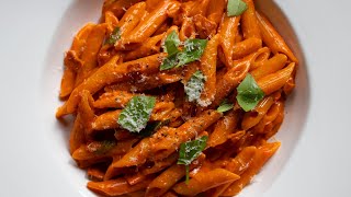 Penne Alla Vodka  Pasta with Vodka Sauce [upl. by Lezlie]