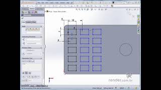 15  Repeating Sketch Entities  SolidWorks 2013 Fundamentals [upl. by Howey]