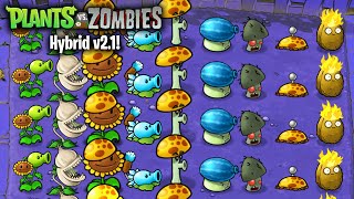 Plants vs Zombies Hybrid v21  Adventure Night Land Level 710  Red Eyed Shroom amp More  Download [upl. by Steffi950]