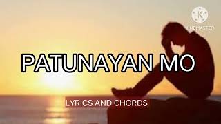 PATUNAYAN MO  LYRICS AND CHORDS [upl. by Anihpled]