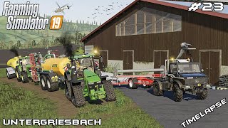 Using SLURRY BAGS for storage  Animals on Untergriesbach  Farming Simulator 19  Episode 23 [upl. by Gilbertson]