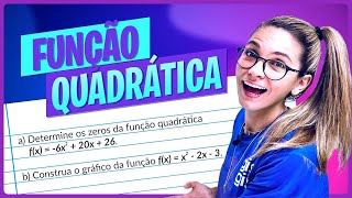 FUNÇÃO QUADRÁTICA  FUNÇÃO DO SEGUNDO 2º GRAU  EXERCÍCIOS [upl. by Azila]