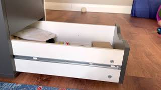 How to Remove IKEA Alex Drawers for Moving or Objects Fallen Behind Cabinets [upl. by Hcirdeirf]