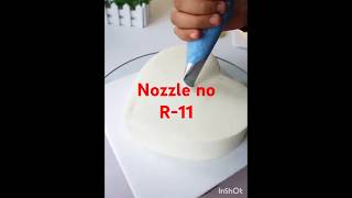 Rose nozzle ki help se heart shape cake decoration ideas😳💗🤤cakeytshorts shortsfeedtrendingviral [upl. by Eido]