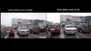 Canon7DMII vs SONY a6500 FHD TEST [upl. by Neehcas]