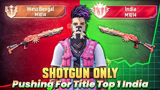 Pushing Top 1 in Shotgun M1014  Free Fire Solo Rank Pushing with Tips and Tricks  Ep11 [upl. by Ema]