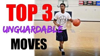 Top 3 Unguardable Moves  Simple Basketball Moves [upl. by Blau]