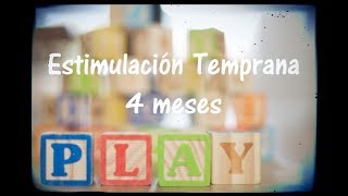 Ejercicios de Estimulación temprana  4 meses [upl. by Ardnoyek]