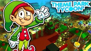 Unique CHRISTMAS TOWN Park  Theme Park Tycoon  Roblox [upl. by Aikehs]