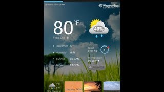 App Review  The NEW WeatherBug for Android [upl. by Allez]