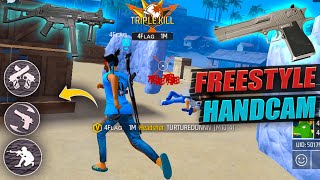 FREESTYLE HANDCAM  DESERT EAGLEUMP   FREE FIRE HEADSHOT TRICK  FREE FIRE ONE TAP TRICK🔥 [upl. by O'Donovan125]