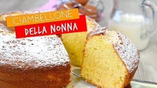 Ciambellone della nonna alto e soffice 😍  Soft Ring Cake [upl. by Anyah920]