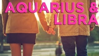 Are Libra amp Aquarius Compatible  Zodiac Love Guide [upl. by Meldon]