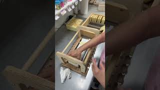 Lavender Lemongrass soapcutting soapmaking timelapse timelapsevideo soapcutting soap soapmaker [upl. by Ahsina]