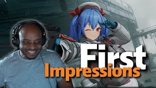 Lacari plays Girls Frontline 2 EXILIUM for the first time [upl. by Eillor]