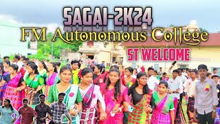 FM Autonomous College Balasore ST Welcome 202425  SAGAI2K24  santalivideo 2025 [upl. by Llednik553]