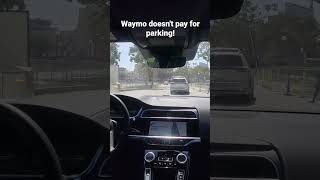 Driverless Waymo Enters Paid Parking Lot selfdriving waymo [upl. by Mallissa]