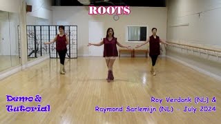 Roots  Line Dance Dance amp Teach  Roy Verdonk NL amp Raymond Sarlemijn  Regina Cheung [upl. by Aenad643]