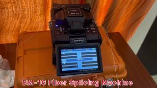 BM 16 Fiber Splicing Machine  Fiber Splicer  Core to Core  EMI Fecility available  🔥🔥 [upl. by Kemble998]