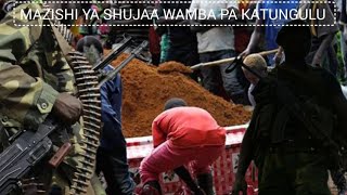 MAZISHI YA SHUJAA WAMBA PA KATUNGULU WAZALENDO WATOWA MACHOZI YA UZUNI [upl. by Ayotan]