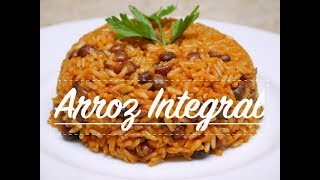 COMO HACER ARROZ INTEGRAL CON GANDULES [upl. by Bolte43]