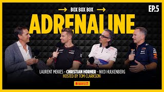 BOX BOX BOX  EP 5  Horner Mekies and Hulkenberg talk adrenaline in F1® [upl. by Ingmar]