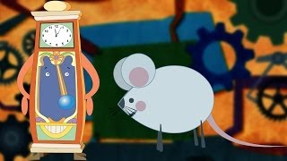 Hickory Dickory Dock  Nursery Rhyme with Lyrics [upl. by Haimehen]