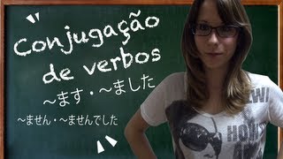 54 AULA JAPONÊS CONJUGAÇÃO DE VERBOS [upl. by Jarlath]