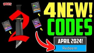 April NEW⚠️ WORKING MM2 CODES IN 2024  ROBLOX MURDER MYSTERY CODES 2024 [upl. by Swanhildas640]