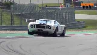 Ford GT GT3 Sunred GT WM 2012 ZolderNürburgring Great Sound [upl. by Adnilim771]