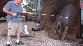 Dewalt Pressure Washer Sandblasting [upl. by Donalt]