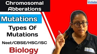 Chromosomal Abberations  Mutations  Types Of Mutations  Biology [upl. by Matthei]