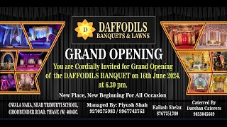 DAFFODIL BANQUET HALL IN OVALA KASARVADAVALI THANE MAHARASHTRA [upl. by Aivil]