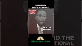 Attorney Malik Z Shabazz Afrodescendant Nation afrodescendantorg [upl. by Knowlton]