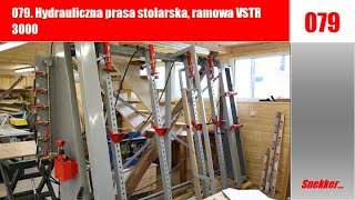 079 Hydrauliczna prasa stolarska ramowa VSTR 3000 [upl. by Tereve]