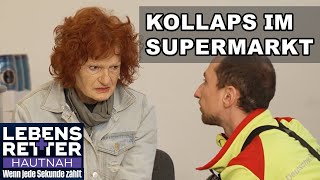 Bewusstlos im Supermarkt Sanitäter suchen verzweifelt nach Ursache  Lebensretter hautnah  SAT1 [upl. by Melisande]