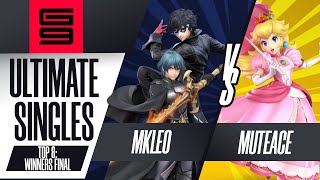 MkLeo vs MuteAce  Ultimate Singles Top 8 Winners Final  Genesis 9  Byleth Joker vs Peach [upl. by Eamanna]