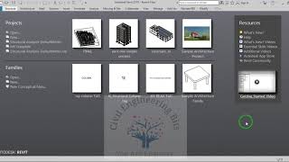 User interface  Revit home  Revit structure  مقدمة عن واجهة برنامج الريفيت [upl. by Nyliahs50]