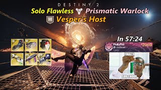 Vespers Host Solo Flawless in 5724 Prismatic Warlock Destiny 2 Revenant [upl. by Honey]