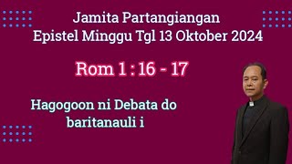 Jamita Partangiangan Epistel Minggu 13 Oktober 2024 Rom 11617 [upl. by Euqinomad583]