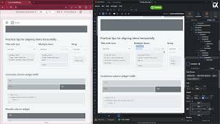 OutSystems Dev Tip Comparing OutSystems Column Width amp Column Widget [upl. by Mark687]