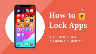 How to Easily Lock Individual Apps and Categories of Apps on iPhone  iOS 16 or later [upl. by Tuhn]