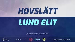 Highlights Allsvenskan Södra Herr Hovslätt IK  IBK Lund Elit [upl. by Otilrac]