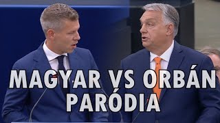 Magyar Péter VS Orbán Viktor PARÓDIA By Peti [upl. by Eseilana]