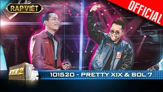 Sol7  Pretty XIX cảm xúc qua bản love song duy nhất mang tên 101520  Rap Việt  Mùa 2 Live Stage [upl. by Sarge]