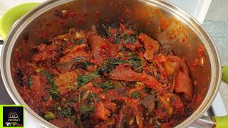 HOW TO MAKE EFORIRO  NIGERIAN SPINACH STEW [upl. by Louisette]