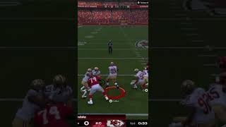 fat boy got a td😭 madden25 linemen [upl. by Sivad490]