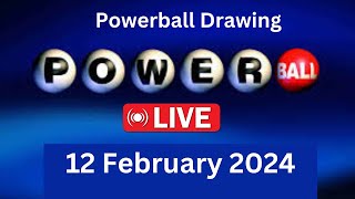 Powerball drawing live Results 12 February 2024  powerball drawing live today [upl. by Agler878]